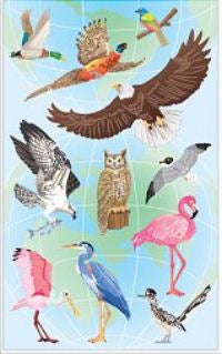 Around the World Birds Stickers by Mrs. Grossman's