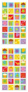 Birthday Blocks Stickers by Mrs. Grossman's