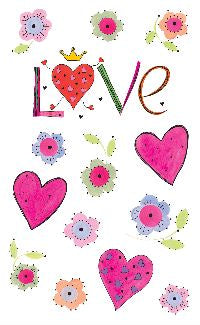 Blooming Love (Refl) Stickers by Mrs. Grossman's