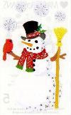 Bright Snowman (Refl) Stickers by Mrs. Grossman's