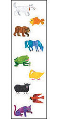 Eric Carle Brown Bear Stickers by Mrs. Grossman's