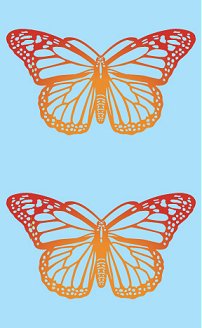 Large Butterfly Stickers by Mrs. Grossman's
