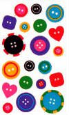 Buttons Stickers by Mrs. Grossman's