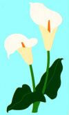 Calla Lily Stickers by Mrs. Grossman's