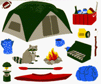 Camping II Stickers by Mrs. Grossman's