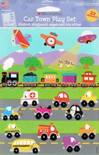 Car Town (Play Set) Stickers by Mrs. Grossman's