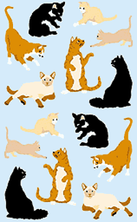 Cats Meow Stickers by Mrs. Grossman's