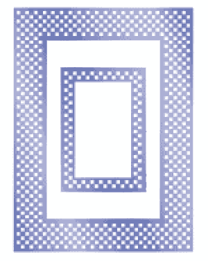 Checker Large Frame Stickers by Mrs. Grossman's