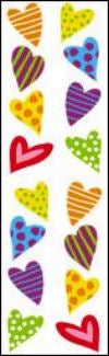 Chubby Hearts Stickers by Mrs. Grossman's