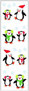 Christmas Penguins Stickers by Mrs. Grossman's