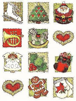 Christmas X 12 Stickers by Provo Craft