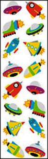 Chubby Rocket Ships Stickers by Mrs. Grossman's