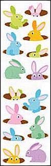 Chubby Bunnies Stickers by Mrs. Grossman's