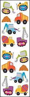 Chubby Construction Stickers by Mrs. Grossman's