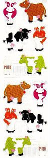 Chubby Cows Stickers by Mrs. Grossman's
