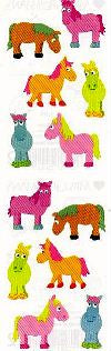 Chubby Ponies Stickers by Mrs. Grossman's