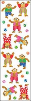 Chubby Chimps Stickers by Mrs. Grossman's