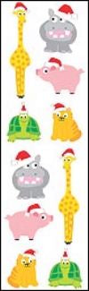 Chubby Christmas Critters Stickers by Mrs. Grossman's