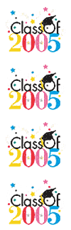Class of 2005 (Refl) Stickers by Mrs. Grossman's