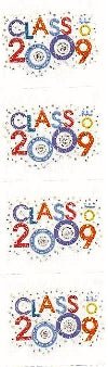 Class of 2009 (Refl) Stickers by Mrs. Grossman's