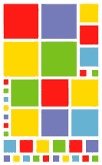 VL Color Blocks, Primary Stickers by Mrs. Grossman's