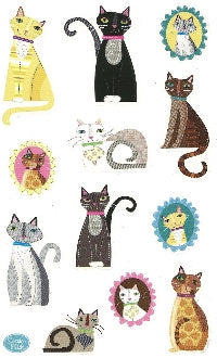 Crafty Cats Stickers by Mrs. Grossman's