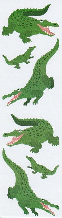 Crocodile Stickers by Mrs. Grossman's