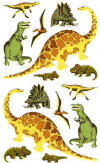 Dinosaurs II Stickers by Mrs. Grossman's
