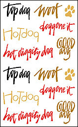 Dog Captions Stickers by Mrs. Grossman's