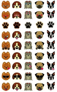 Dog Emotions Stickers by Mrs. Grossman's