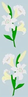 Easter Lily Stickers by Mrs. Grossman's