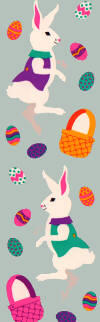 Easter Rabbit Stickers by Mrs. Grossman's