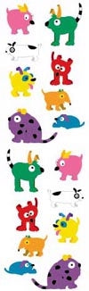Endorfun Pets Stickers by Mrs. Grossman's