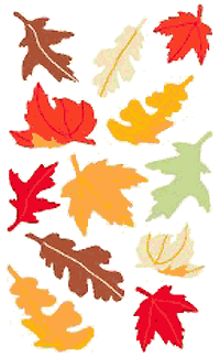 VL Fall Leaves Stickers by Mrs. Grossman's
