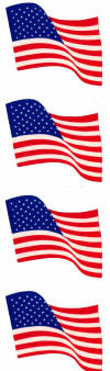Flag Stickers by Mrs. Grossman's