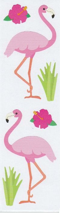 Flamingo Stickers by Mrs. Grossman's