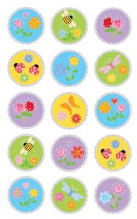 Flower Seals (Refl) Stickers by Mrs. Grossman's