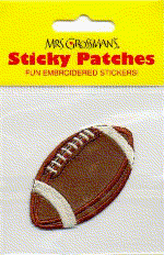 Football (Patch) Stickers by Mrs. Grossman's