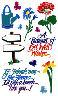Friendship Garden Stickers by Mrs. Grossman's