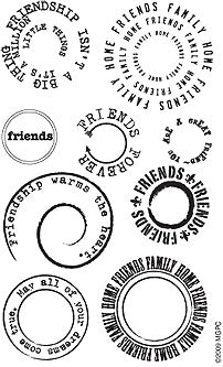 Friendship Medallions Stickers by Mrs. Grossman's