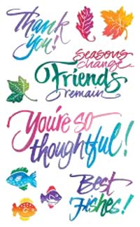 Friendship Wishes Stickers by Mrs. Grossman's