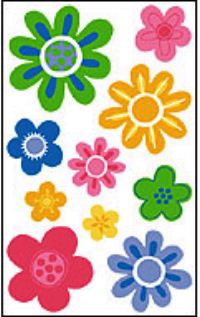 Fun Flowers Stickers by Mrs. Grossman's