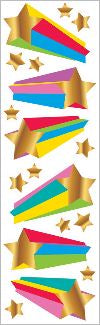 Fun Stars (Refl) Stickers by Mrs. Grossman's