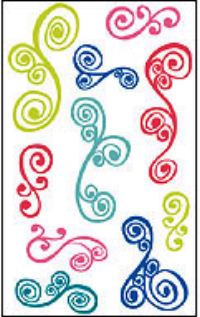 Fun Swirls Stickers by Mrs. Grossman's