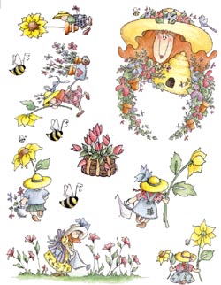 Garden Party Kids Stickers by Provo Craft