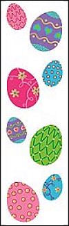 Gilded Eggs (Refl) Stickers by Mrs. Grossman's