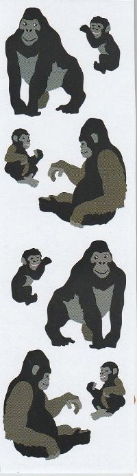 Gorilla Stickers by Mrs. Grossman's