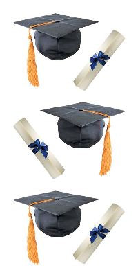 Graduation Caps Stickers by Paper House