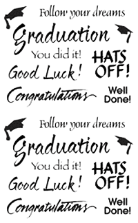 Graduation Captions Stickers by Mrs. Grossman's