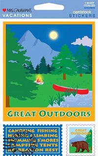Great Outdoors (Cardstock) Stickers by Mrs. Grossman's